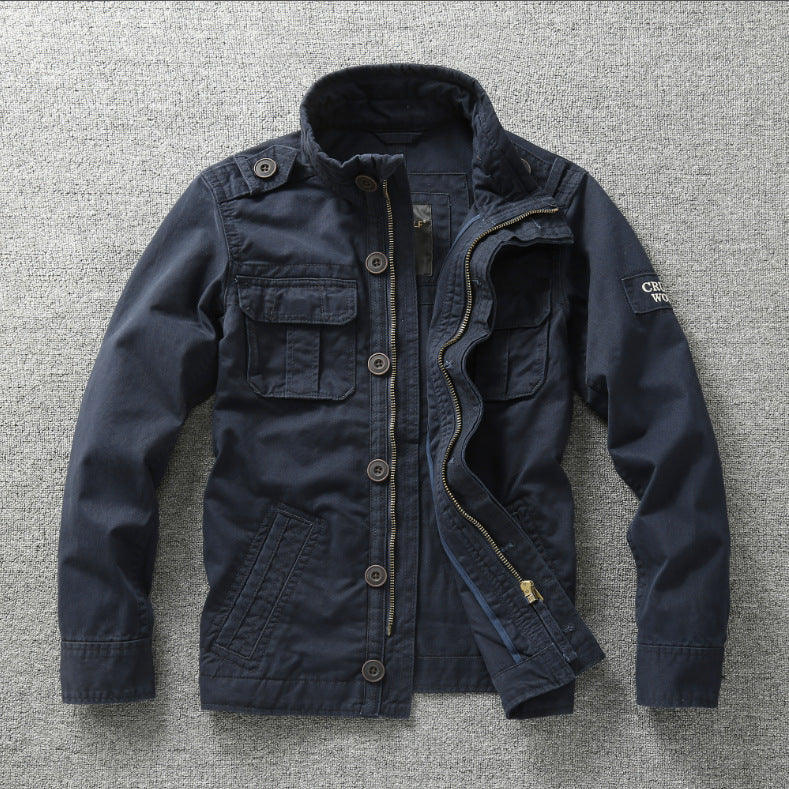 Experience Autumn in Style with Our Men's Camouflage Jacket